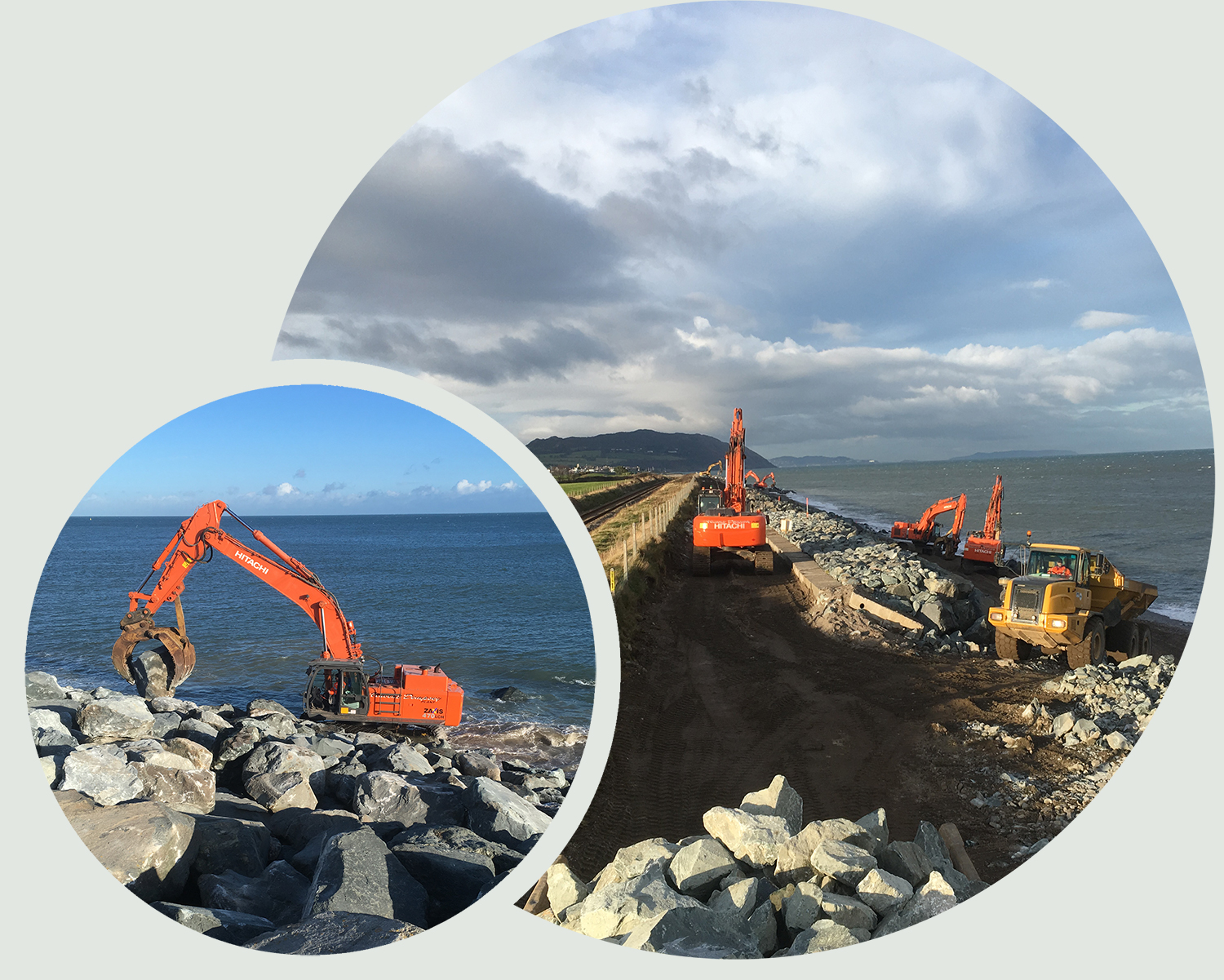 Repairing Coastal Defences between Dublin and Rosslare